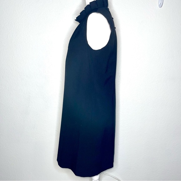 CALVIN KLEIN Black Dress sleeveless high neckline and button back - Picture 6 of 16